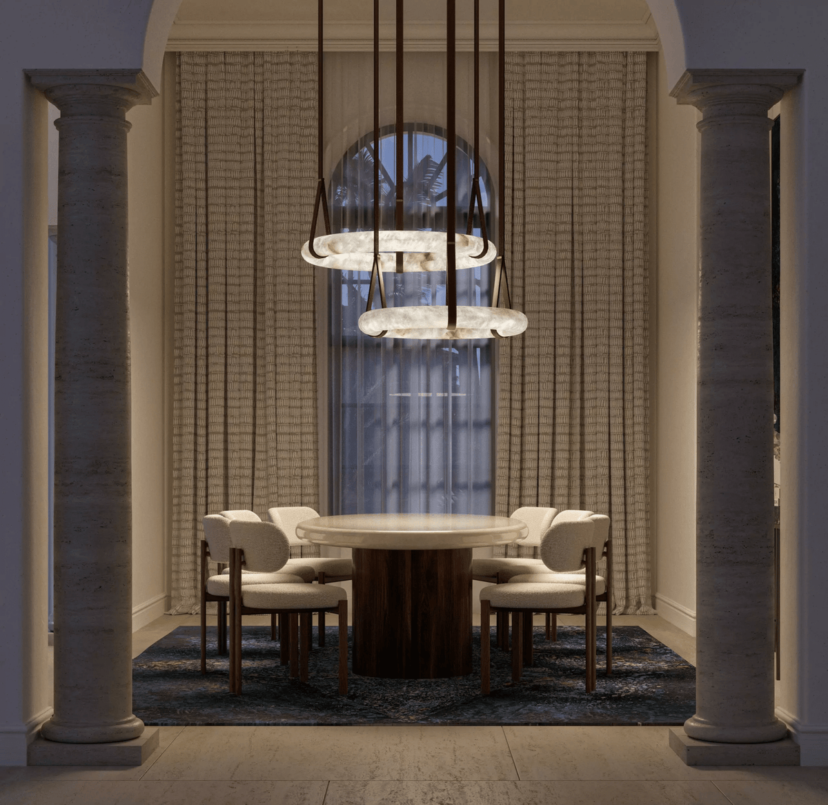 Oslo Alabaster Pendant Light A