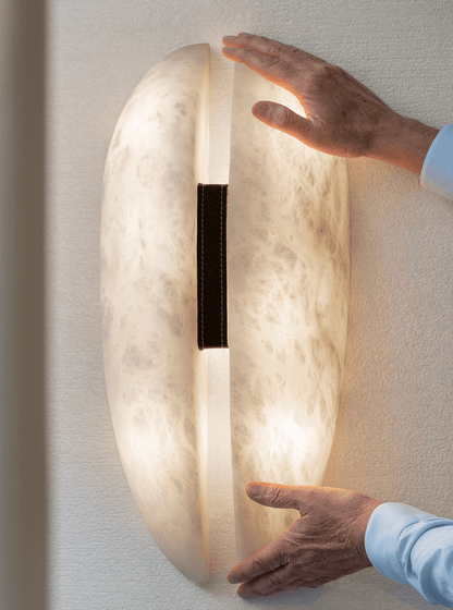 Alabaster Veil Wall Sconce