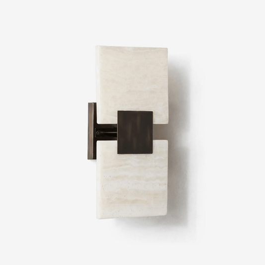 Strata Shift Jade Alabaster Wall Lamp