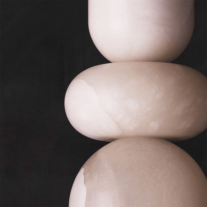 Orba Chain Alabaster Chandelier