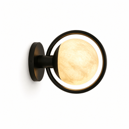 Celestial Ring Alabaster Wall Lamp