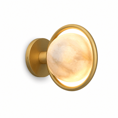 Celestial Ring Alabaster Wall Lamp