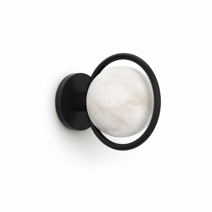 Celestial Ring Alabaster Wall Lamp