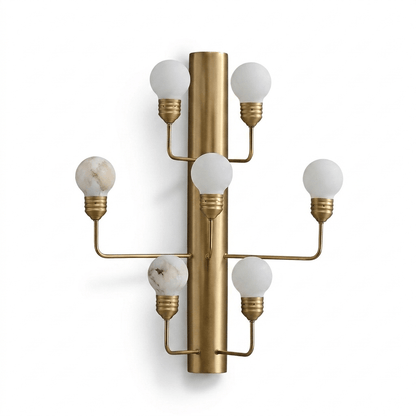 Raggiera Alabaster Globe Wall Sconce