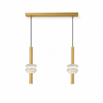 Alabaster Column Pendant Lamp
