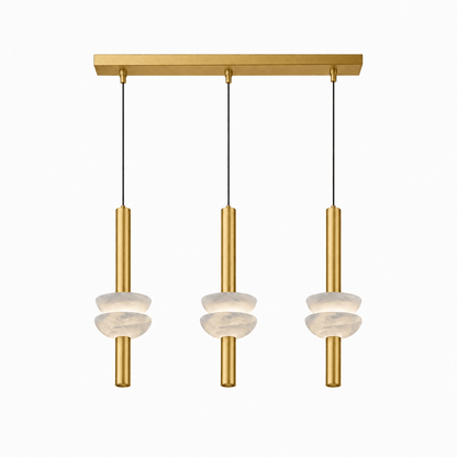 Alabaster Column Pendant Lamp