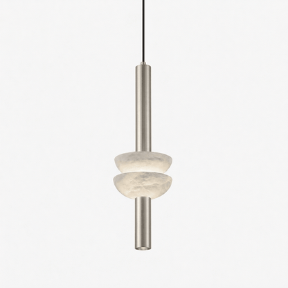 Alabaster Column Pendant Lamp