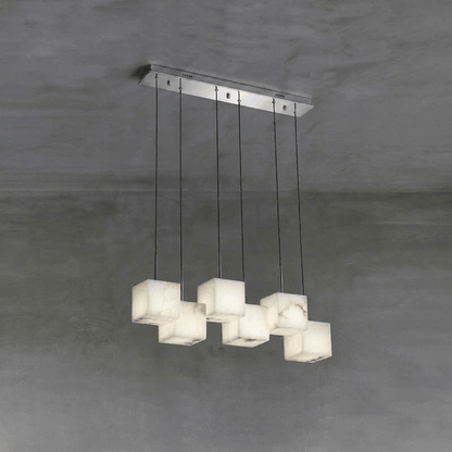 Alabaster Box Chandelier