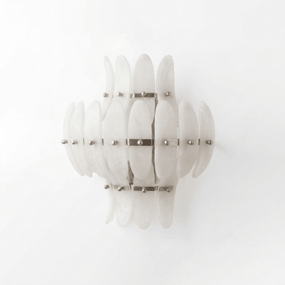 Solenne Alabaster Petal Wall Sconce