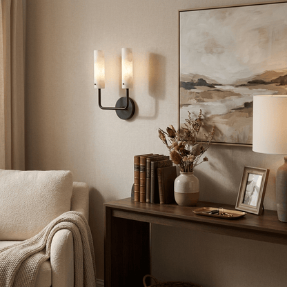 Aurelia Alabaster Wall Sconce