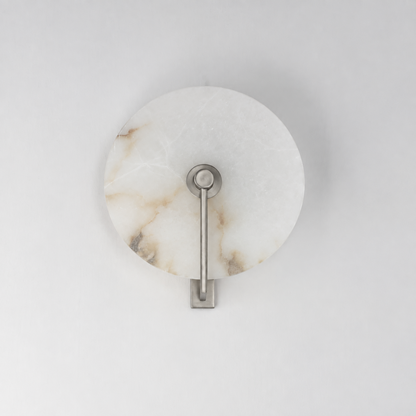Medallion Alabaster Wall Sconce