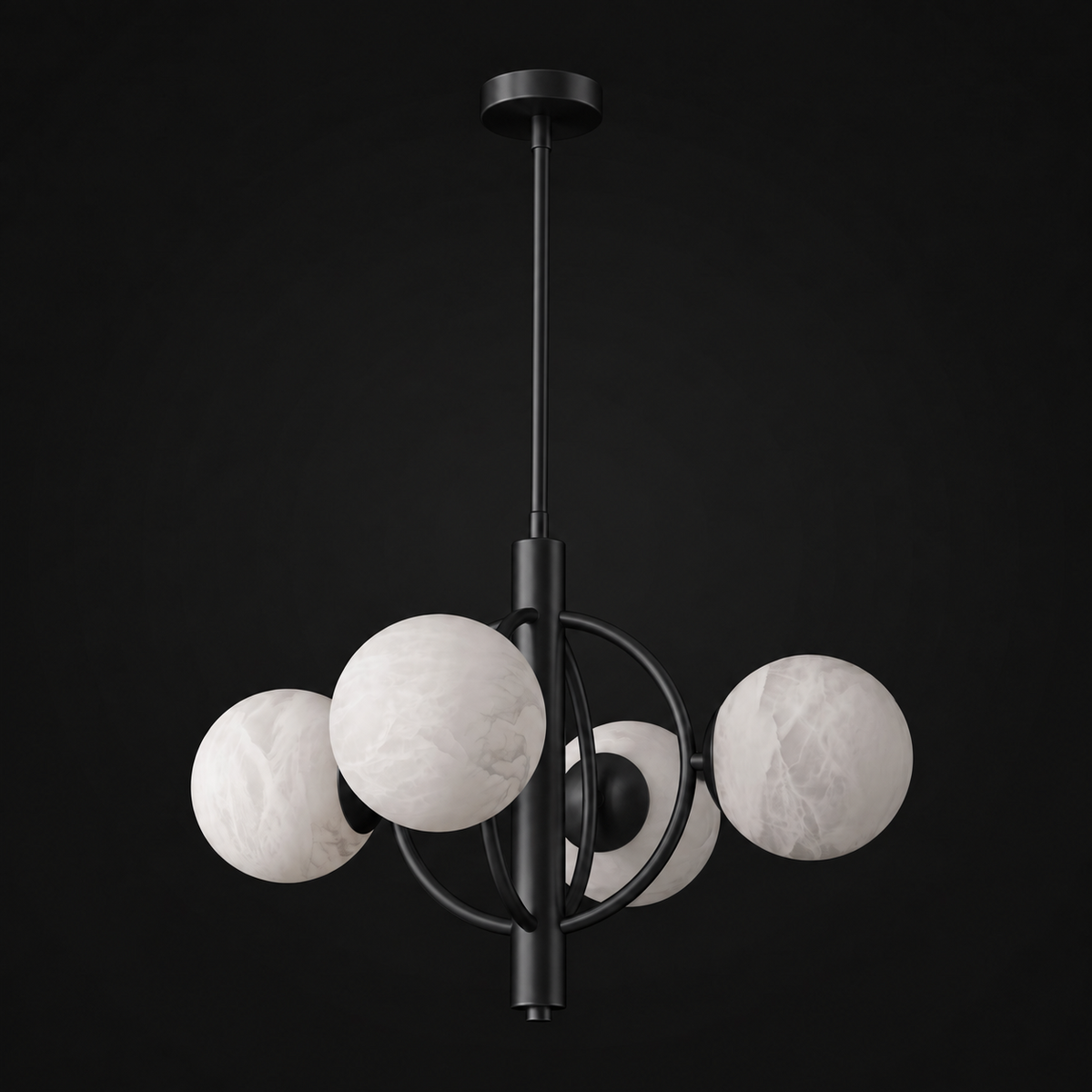 Orbit Alabaster Chandelier