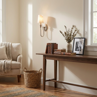 Harp Alabaster Wall Sconce