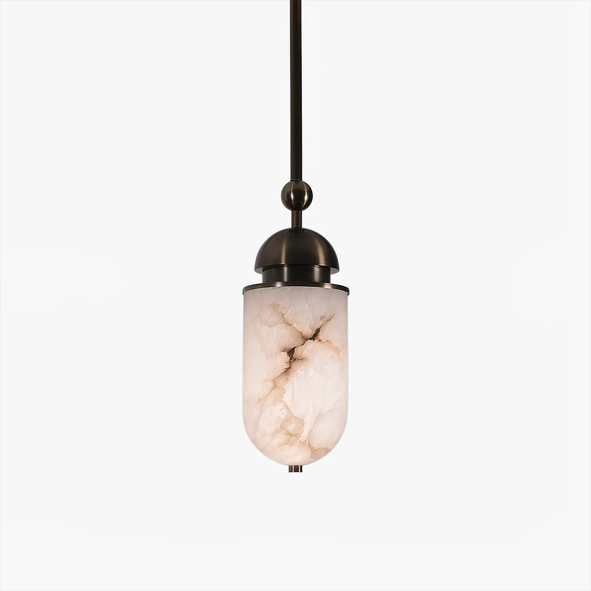 Lozenge Alabaster Rod Pendant Lamp