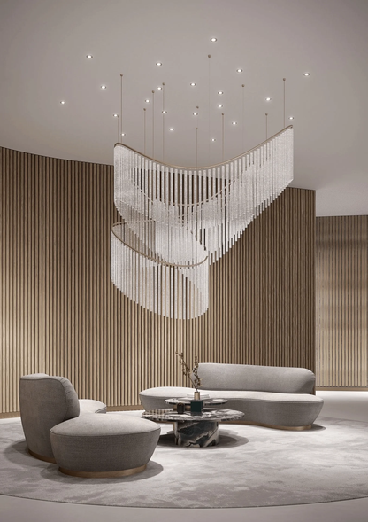 Crystal Spin Customized Chandelier