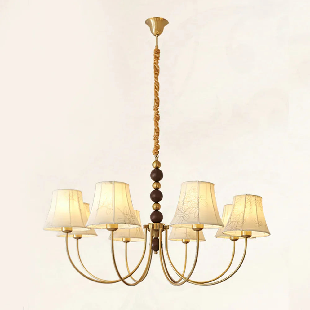 Orchid Fabric Chandelier