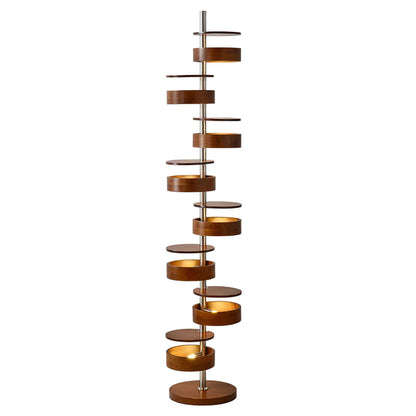 Cylindrical Flow Floor Lamp