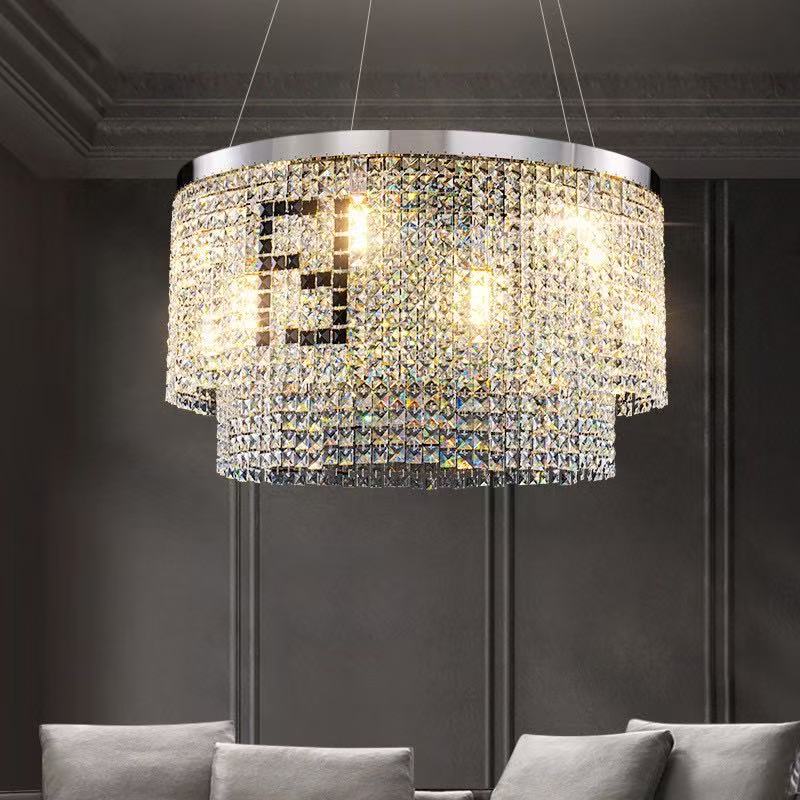 Liliana Round Crystal Chandelier