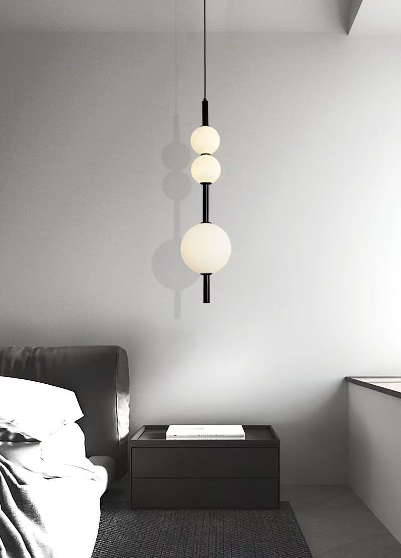Vertical Glass Pendant Light