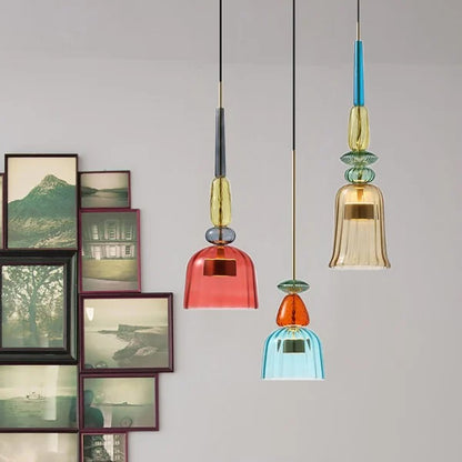 Nordic Macaron Lollipop Glass Pendant Lamp S118