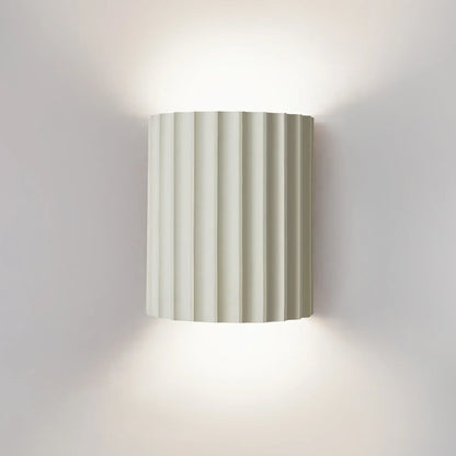Fluted Resin Wall Lamp set of 2 pair Dubai