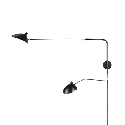 Serge Mouille Plug-In Wall Lamp dimensions size chart