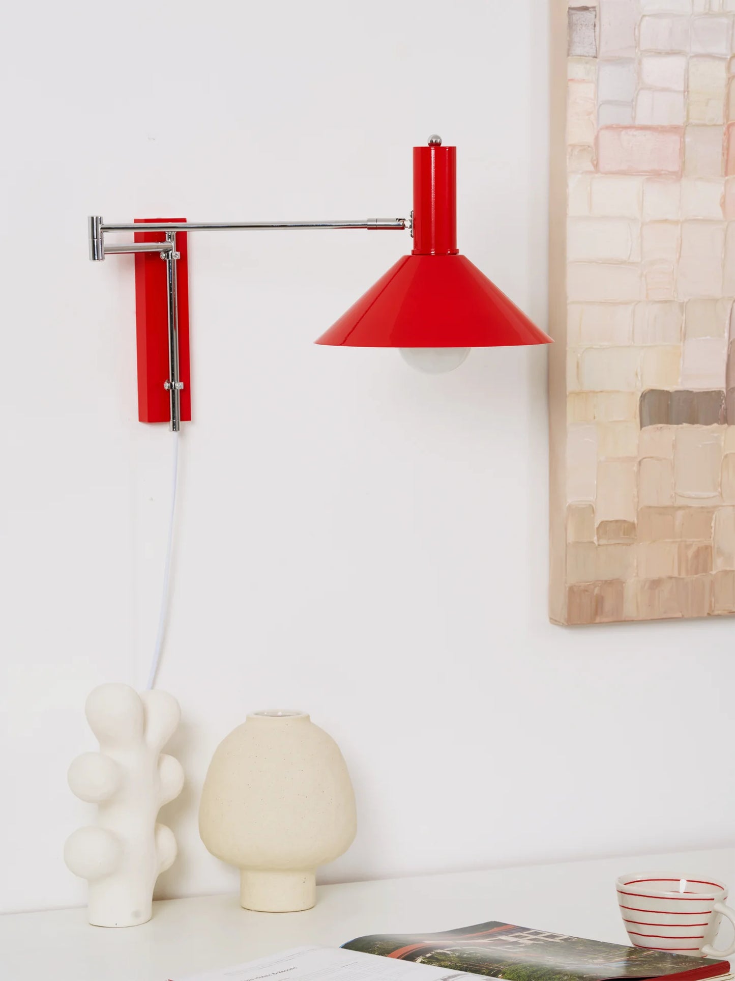 Anvia Adjustable Plug-In Wall Lamp