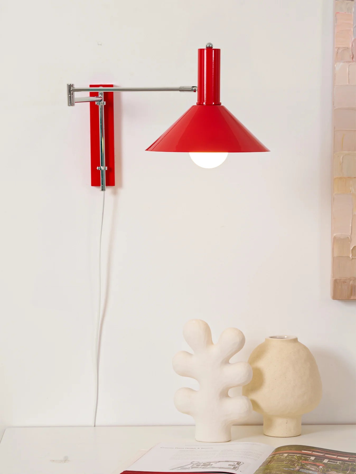 Anvia Adjustable Plug-In Wall Lamp