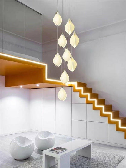 Ceramic Flower Chandelier