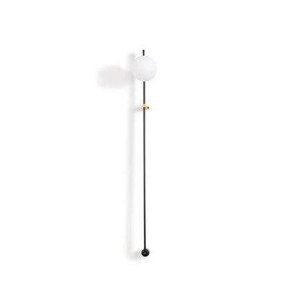 Lynea Wall Lamp black white single 27.6 inch front view