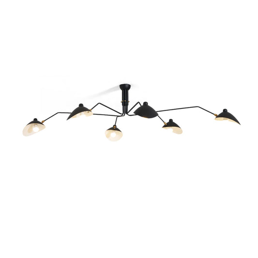 Mid-century multi-arm ceiling light
