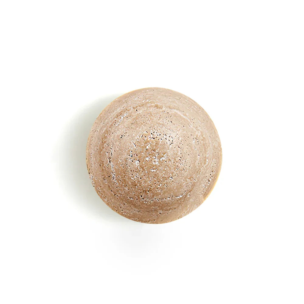 Round Travertine Wall Lamp