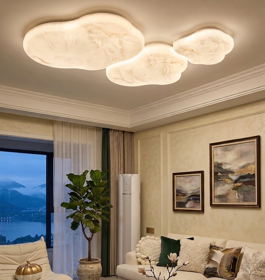 Aurelia Faux Alabaster Ceiling Light