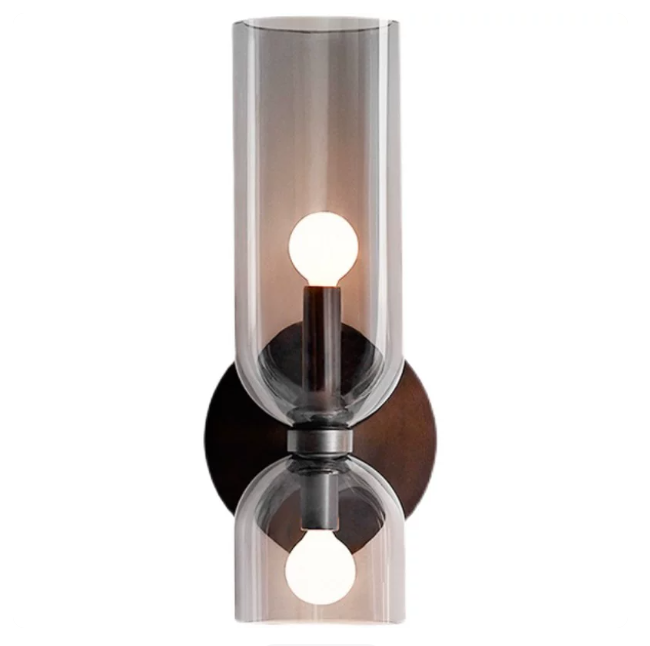 Modern Fluted Glass Wall Sconce