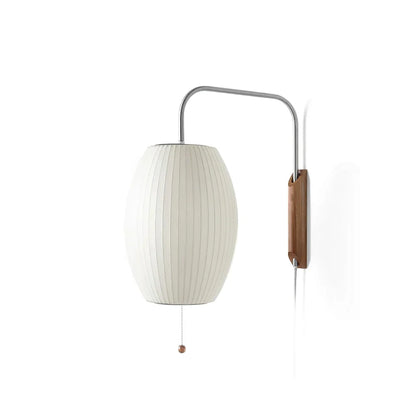 Nelson Wall Lamp white 7.9 inch diameter front view