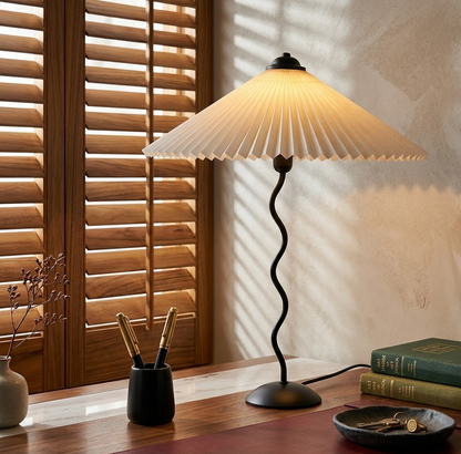 Pleated Table Lamp