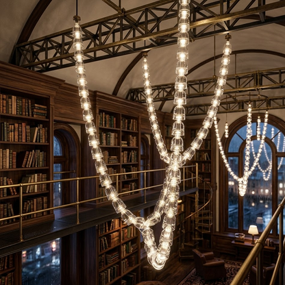 Apex Cascade Crystal Chandelier