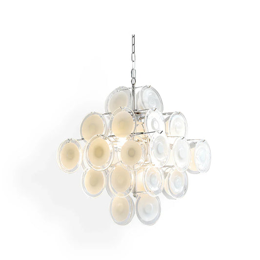 Medallion Glass Chandelier