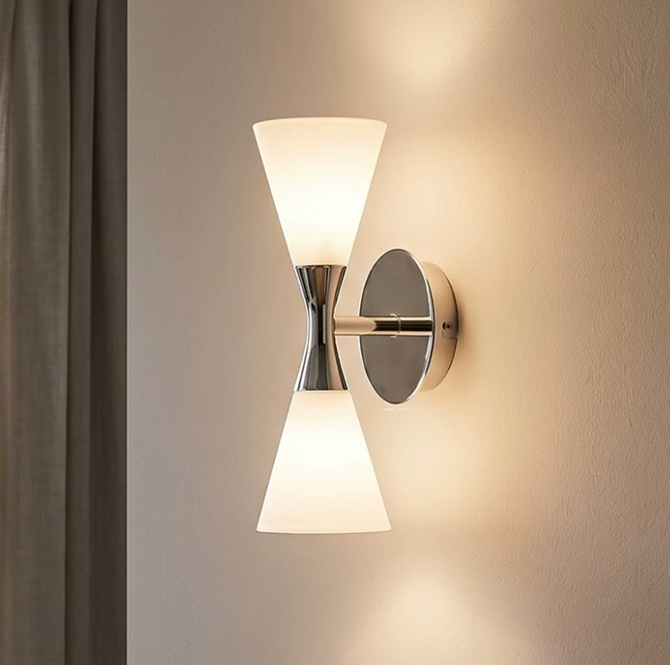 Clessidra Mid-Century Bowtie Wall Sconce
