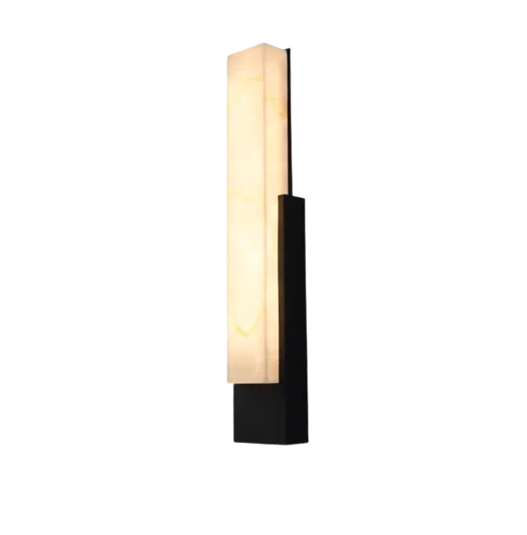 Sentinella Slim Outdoor Marble-Effect Wall Light