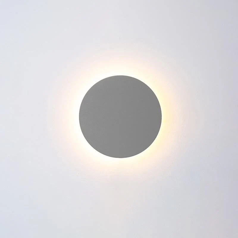 Plenilunio Full-Moon Backlit Outdoor Wall Light