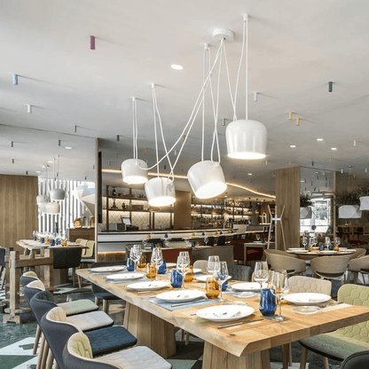 Aim Pendant Light single head ceiling canopy detail