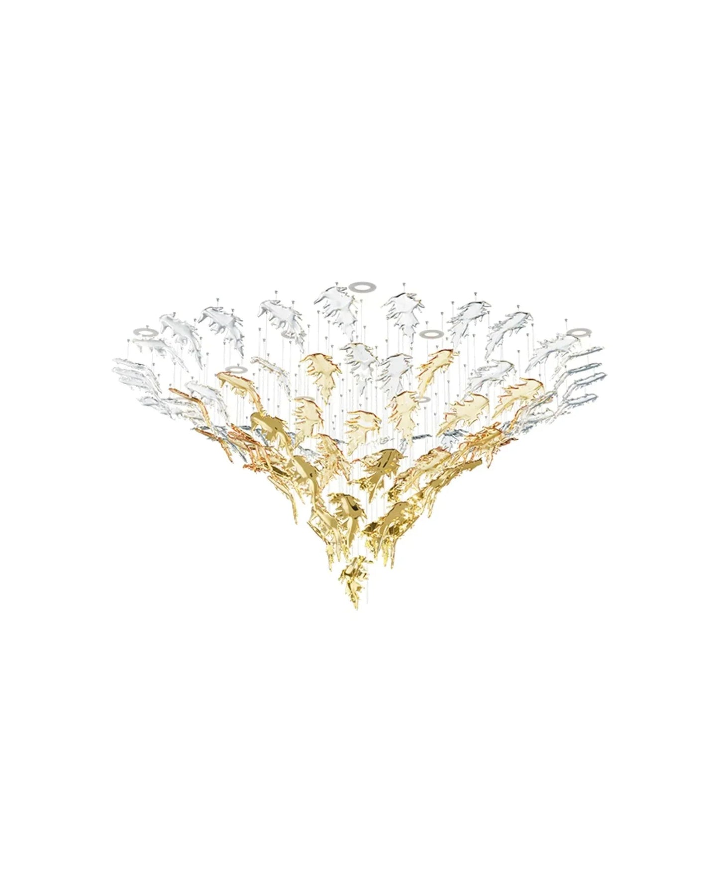 Flying Leaves Chandelier