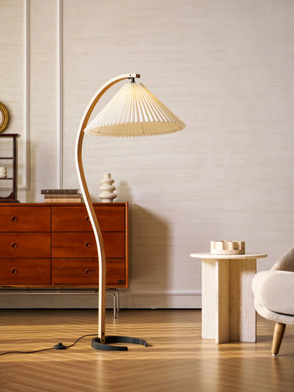 Caprani Wooden Floor Lamp