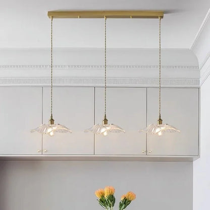 Tiffany Lotus Glass Pendant Light for Living Room S08