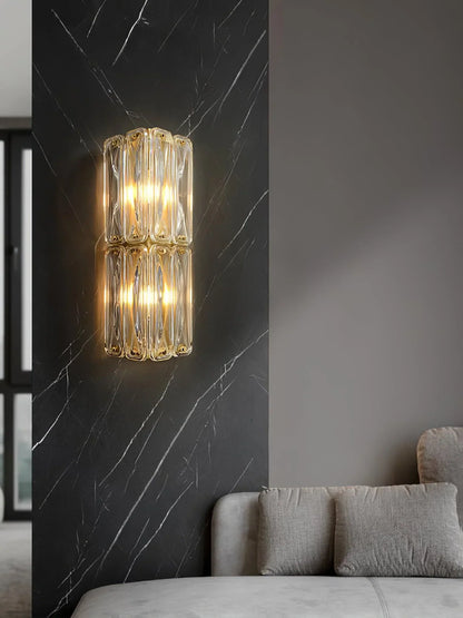 Triangular Glass Wall Light