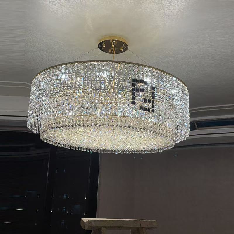 Liliana Round Crystal Chandelier