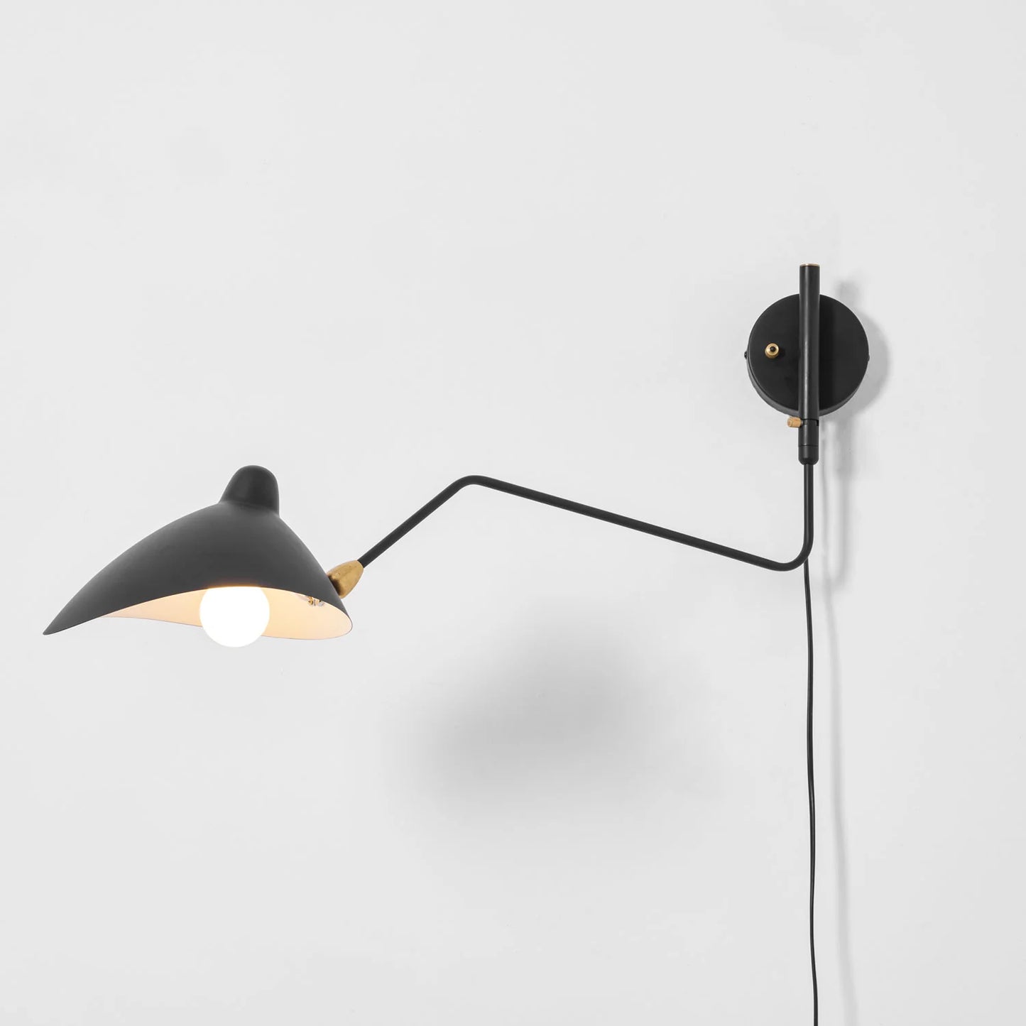 Adjustable Multi-Arm Plug-In Wall Light