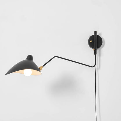 Adjustable Multi-Arm Plug-In Wall Light
