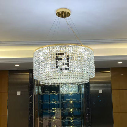Liliana Round Crystal Chandelier